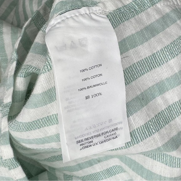 Madewell Central Shirt Mint Stripe - Picture 8 of 8